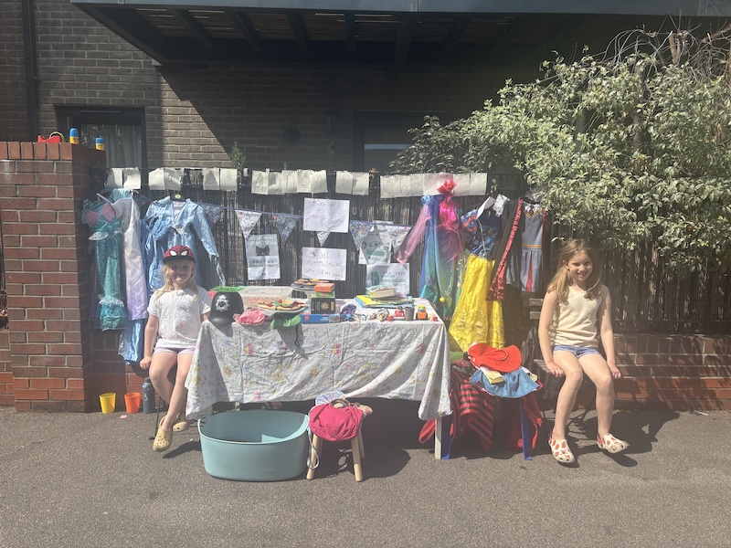 Selling cakes for WFDA